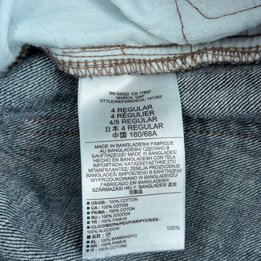 Gap‎ Sexy Boyfriend Women 4 Regular 100% Cotton Blue Jeans